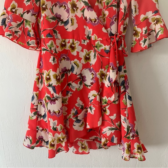 Zara Floral Wrap Romper Dress - Picture 11 of 15